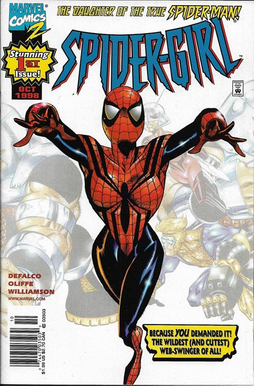 Spider-Girl (1998 Series) #1 (8.0) 1st Appearance of Mr. Nobody
