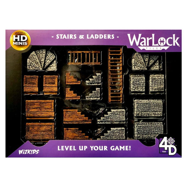 WizKids 4D Tiles: WarLock Tiles - Stairs & Ladders