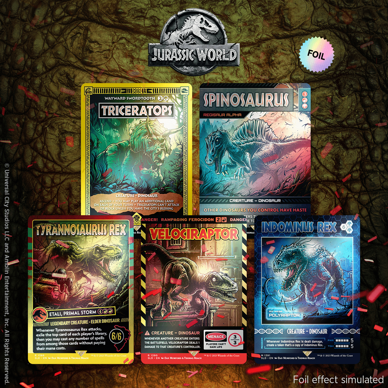 MTG: Secret Lair x Jurassic World: Life Breaks Free Foil Edition