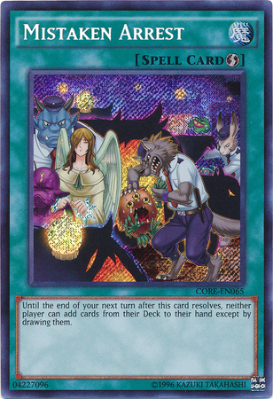 Mistaken Arrest (CORE-EN065) Secret Rare - Near Mint Unlimited