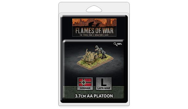Flames of War: WWII: German (GE540) - 3.7cm AA Platoon (x3) (Late)