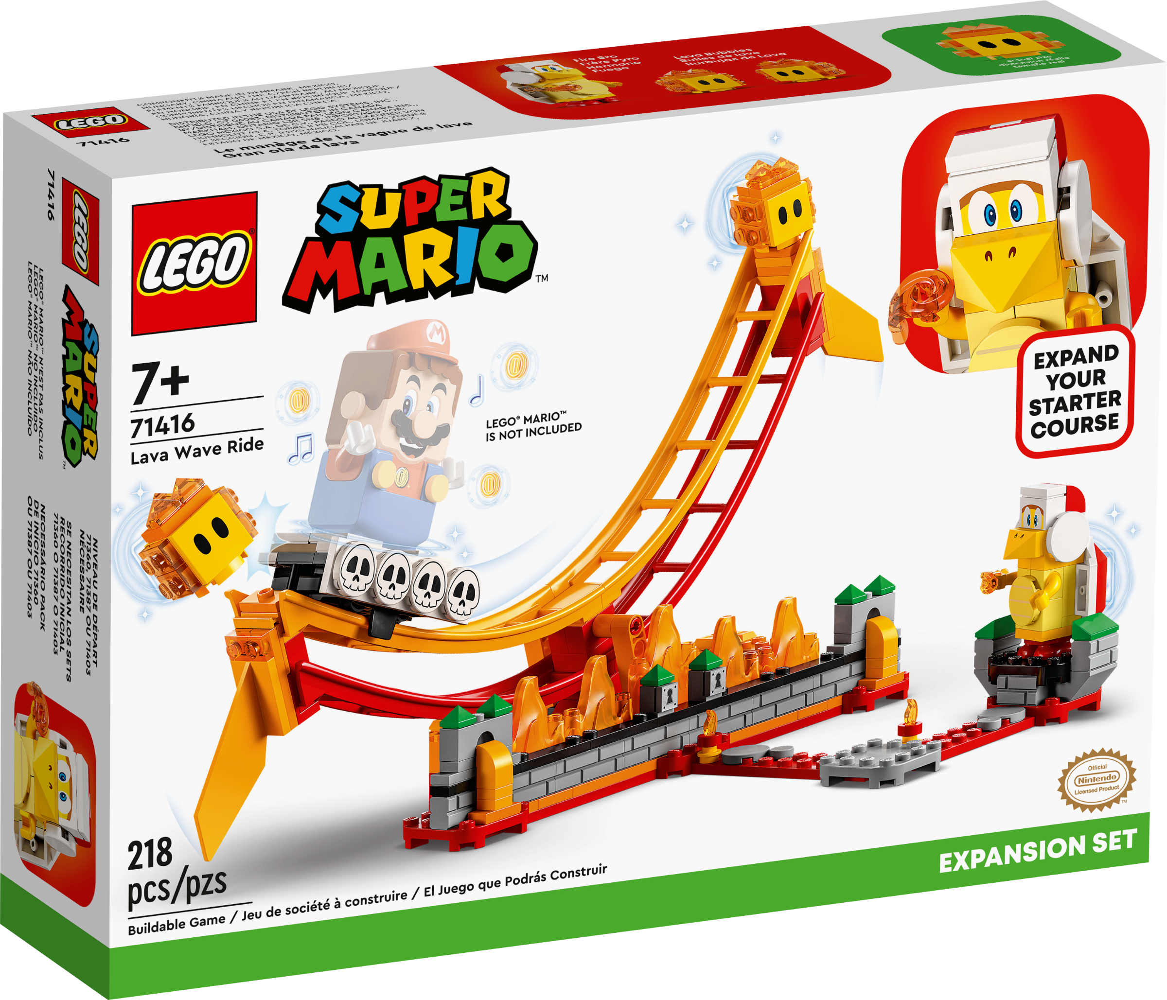 Lego: Super Mario - Lava Wave Ride (71416)
