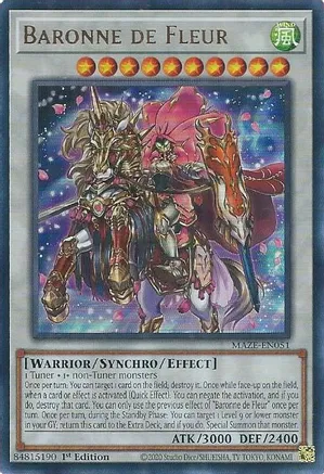 Baronne de Fleur (MAZE-EN051) Ultra Rare - Near Mint 1st Edition