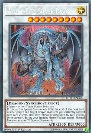 Azure-Eyes Silver Dragon (LCKC-EN066)