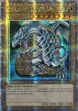 Blue-Eyes White Dragon (Quarter Century Secret Rare) (LC01-EN004) Quarter Century Secret Rare - Near Mint Limited