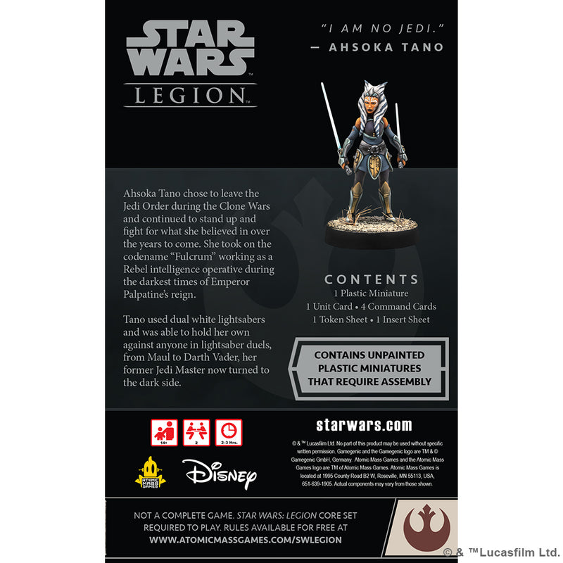 Star Wars: Legion (SWL106) - Rebel Alliance: Ahsoka Tano Operative