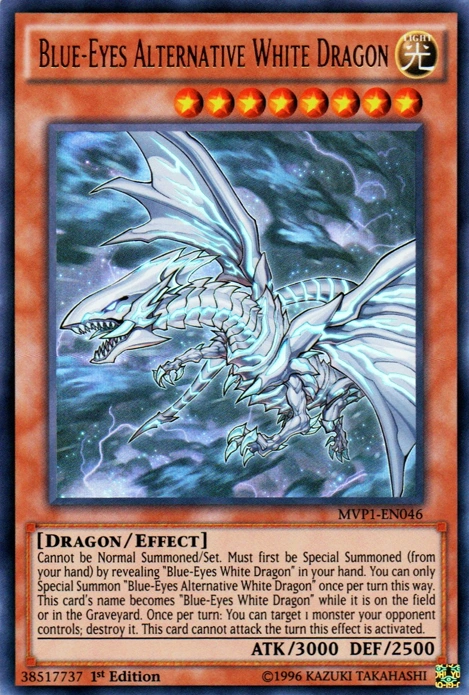 Blue-Eyes Alternative White Dragon (MVP1-EN046) Ultra Rare 1st Edition