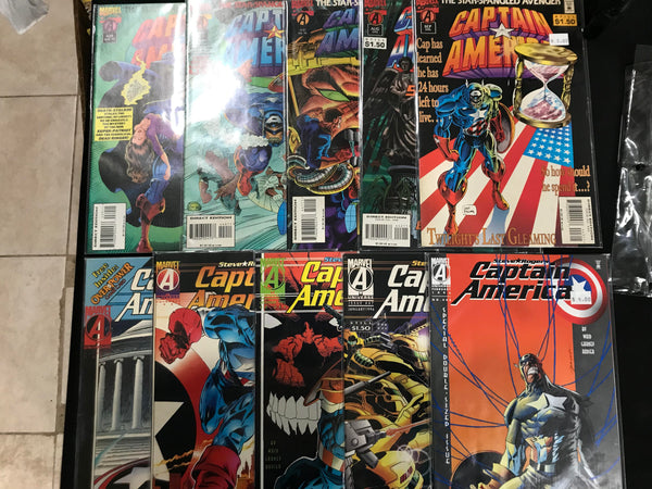 Captain America #439-448 Comic Bundle