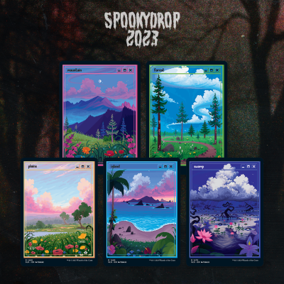 MTG: Secret Lair - Spookydrop 2023: PixelLands_v02.jpg