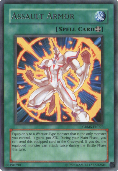 Assault Armor (CRMS-EN092) Rare - Near Mint Unlimited