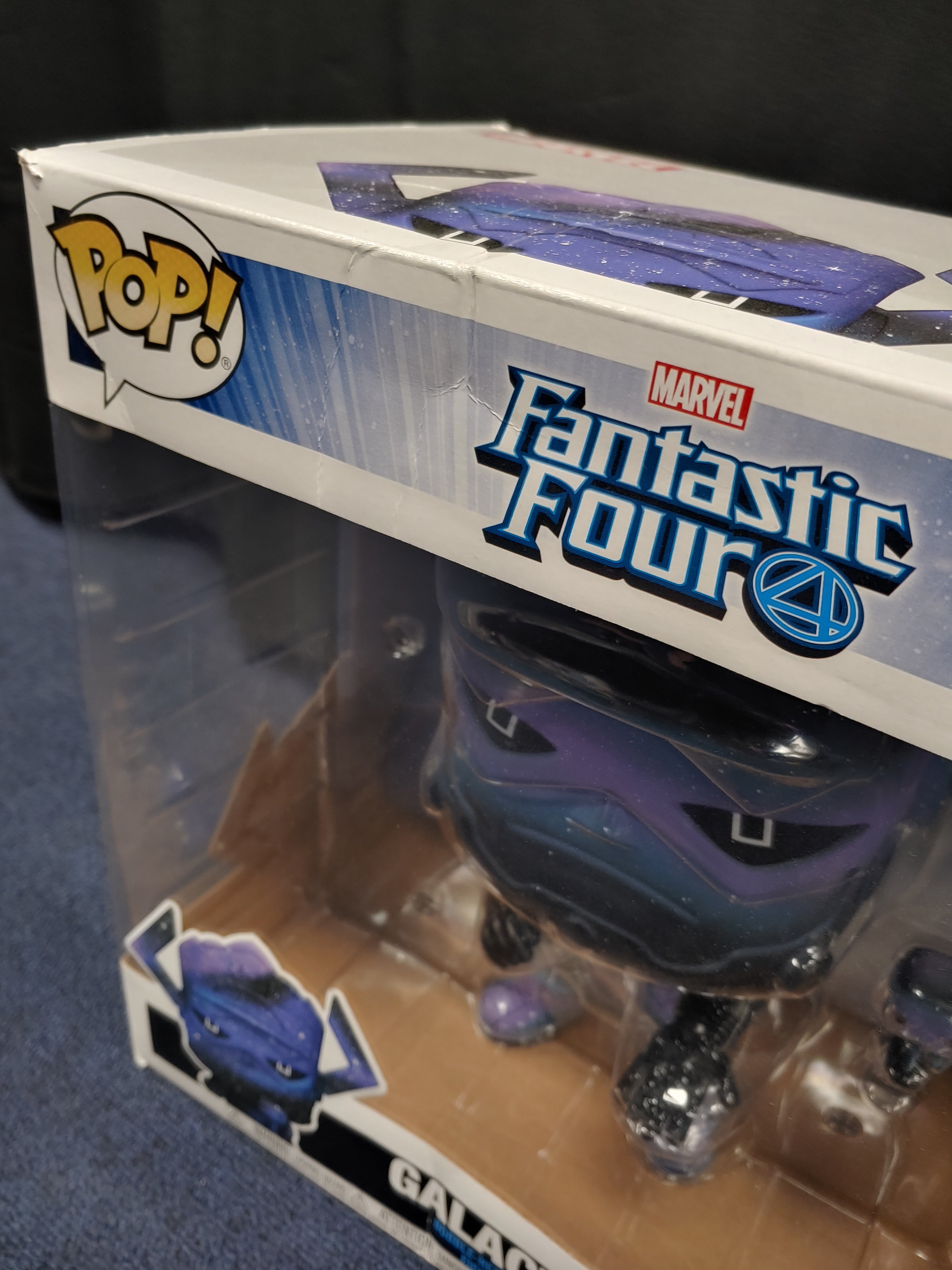 POP Figure (10 Inch): Marvel #0809 - Galactus with Silver Surfer (2021 Virtual Funkon) (Box Damage)