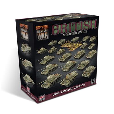 Flames of War: WWII: British (BRAB14) - Starter Force: Comet Armoured Squadron (late)