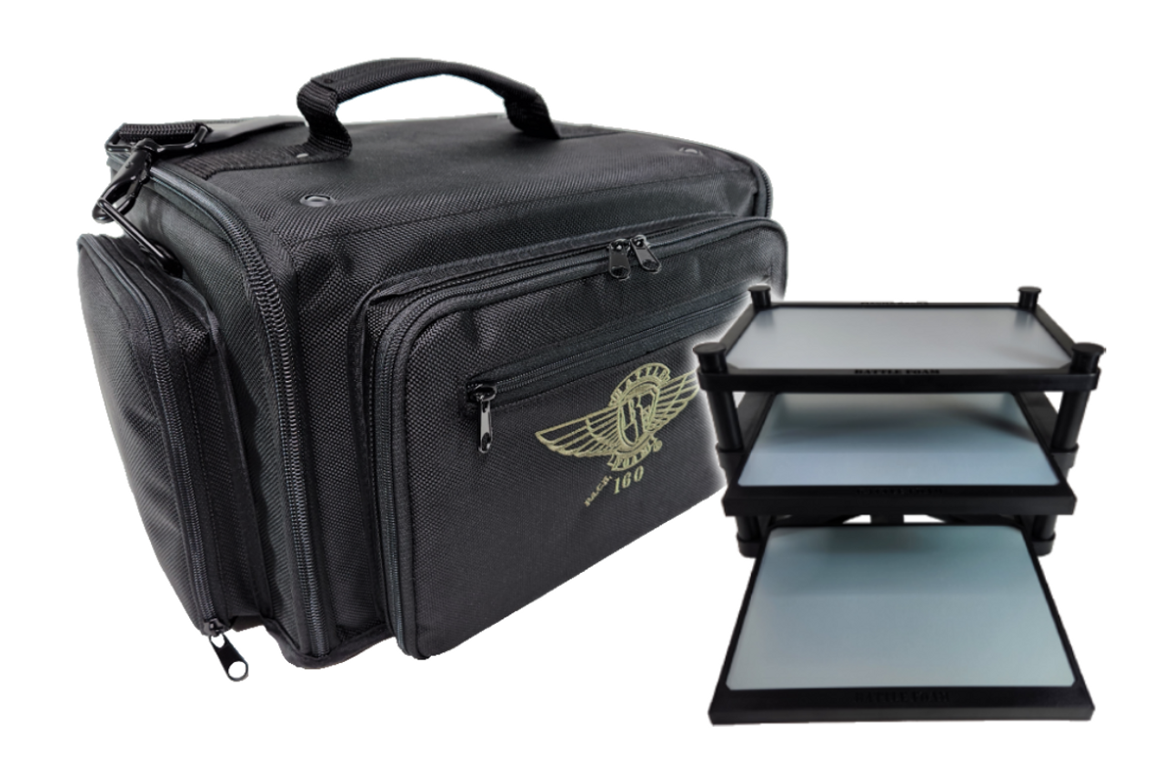 Battle Foam: PACK 160 Bag - Magna Rack Sliders Load Out (Black)