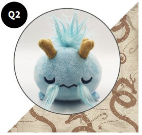 Plush Tote Bag: Blue Dragon