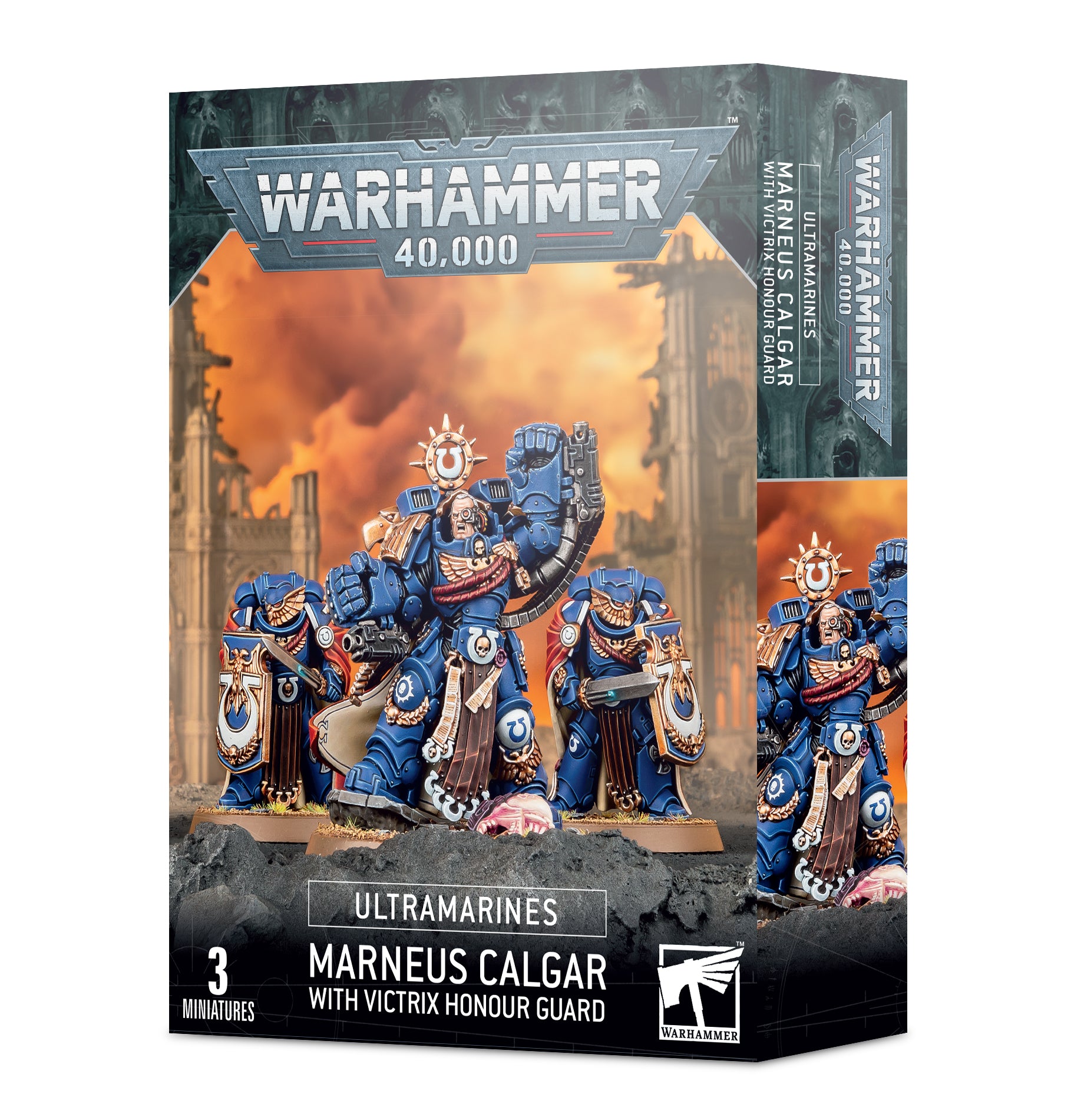 40K: Adeptus Astartes: Ultramarines - Primaris Marneus Calgar with Victrix Honour Guard