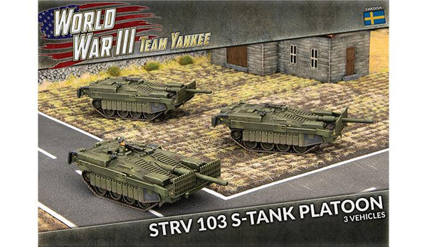 Flames of War: Team Yankee WW3: Swedish (TSWBX01) - Strv 103 S-tank Platoon (x3 Plastic)