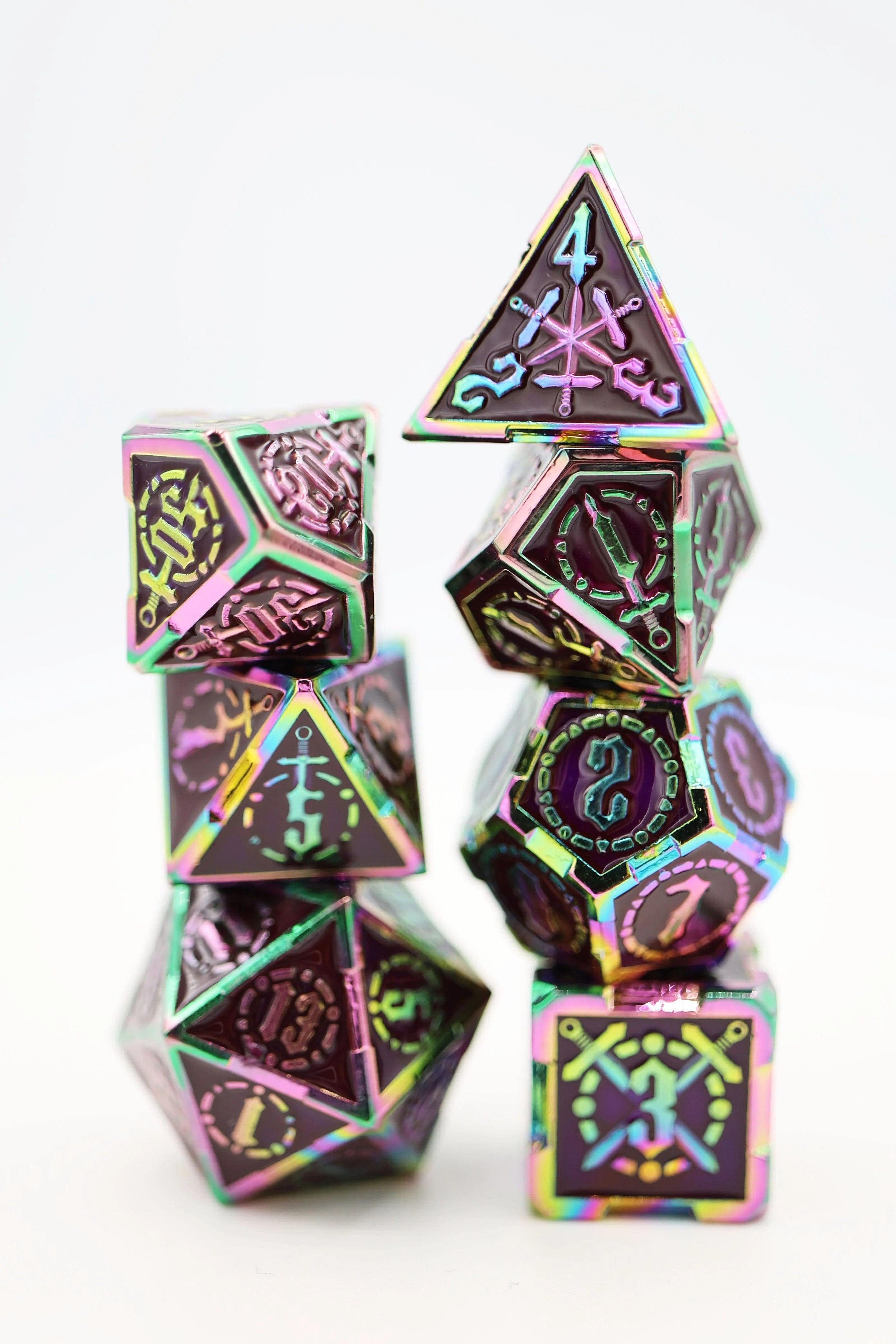 Imperial Gem Sword RPG Metal Dice Set