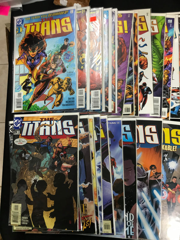 The Titans #1-13, 26-33, 35-39, 41-45 Comic Bundle