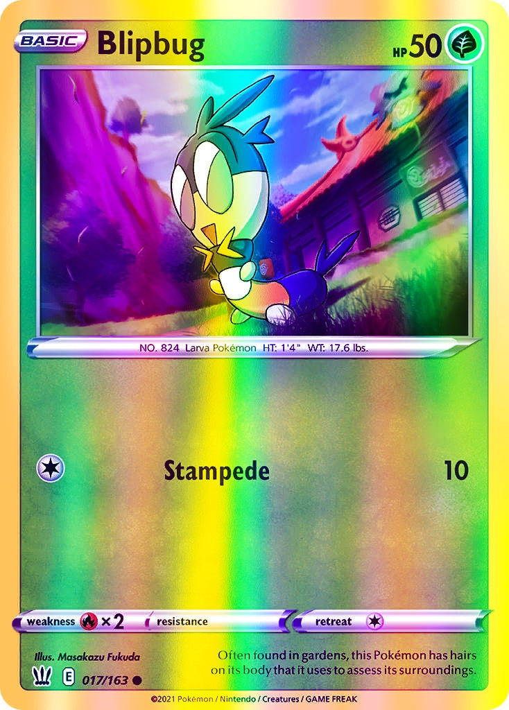 Blipbug - 017/163 (SWSH05) Common - Near Mint Reverse Holofoil