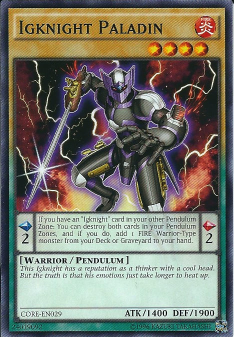 Igknight Paladin (CORE-EN029) Common - Near Mint Unlimited
