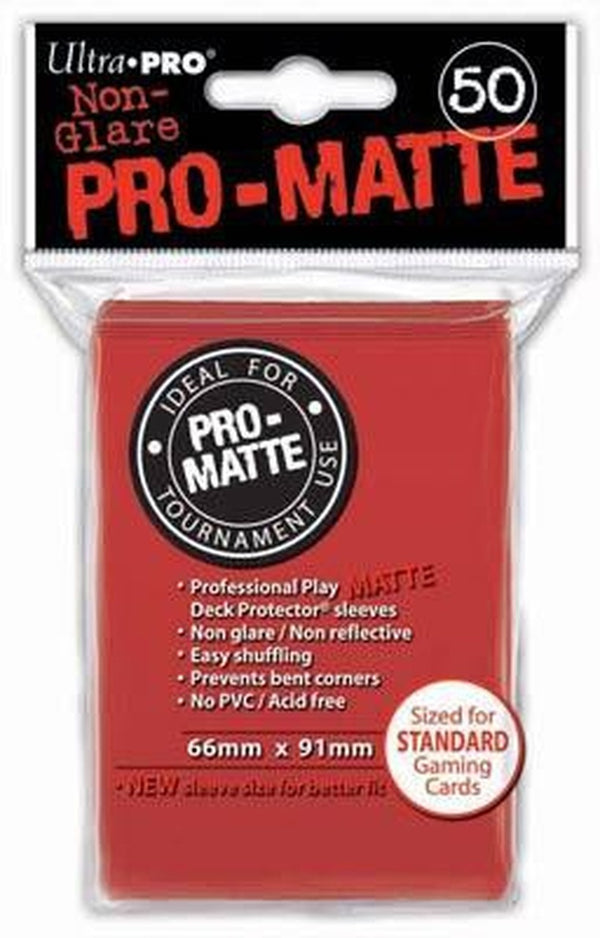 Ultra-PRO: Mini Sleeves - Pro-Matte:  Red (60)
