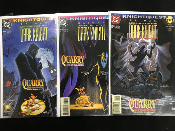 Batman Legends of the Dark Knight: Quarry #1-3 Comic Bundle
