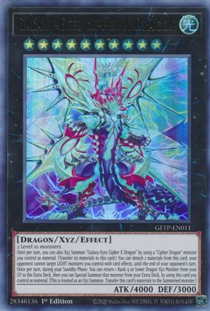 Galaxy-Eyes Cipher X Dragon (GFTP-EN011) 1st Edition