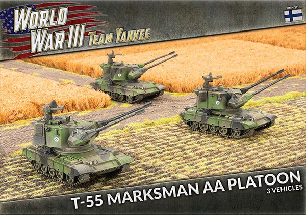 Flames of War: Team Yankee WW3: Finnish (TFIBX01) - T-55 Marksman Platoon (x3)