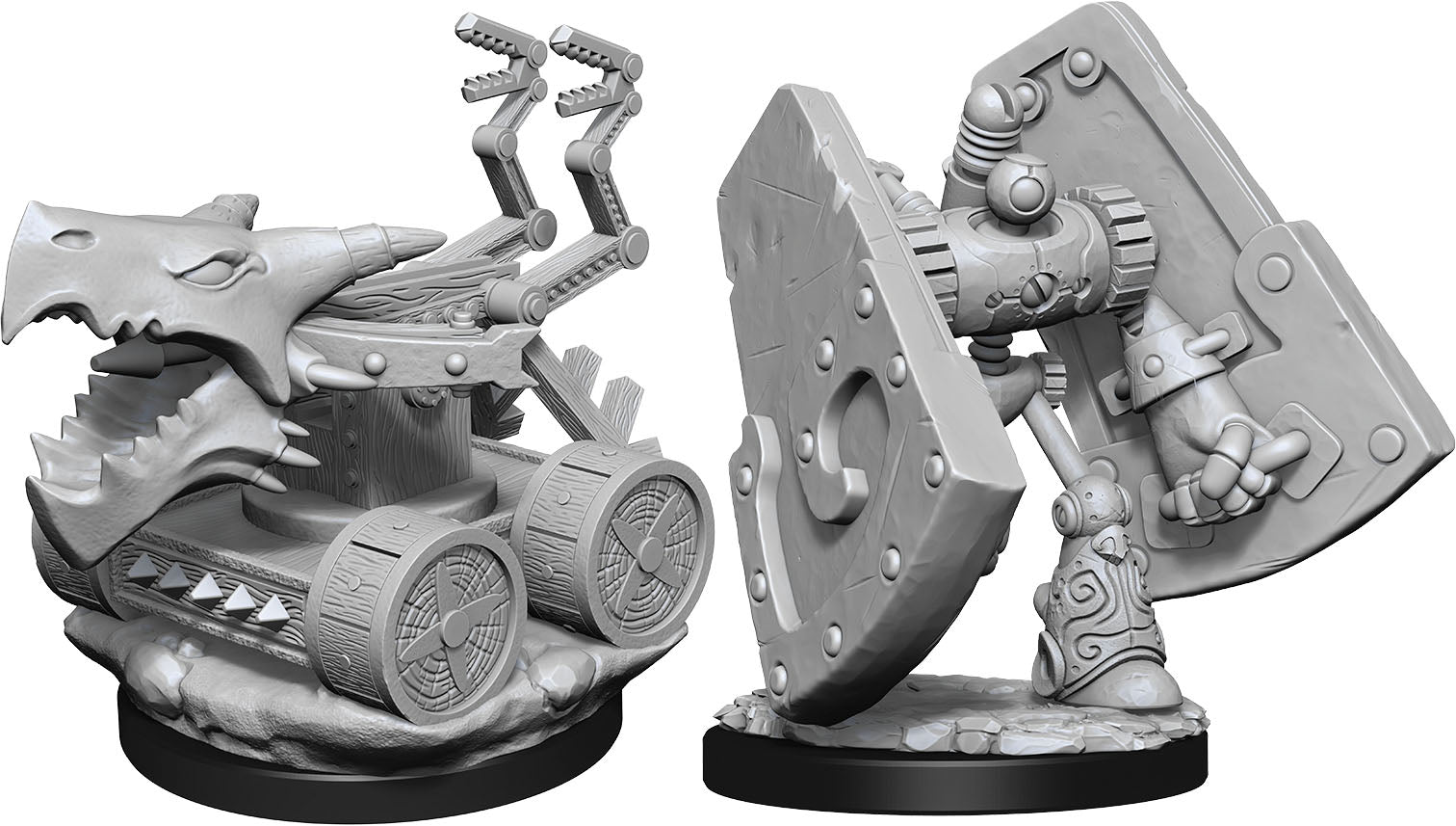 D&D: Nolzur's Marvelous Miniatures - Stone Defender and Oaken Bolter (90314)