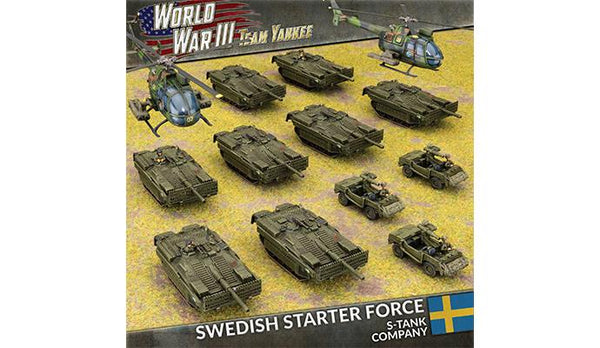 Flames of War: Team Yankee WW3: Swedish (TSWAB01) - Swedish S-Tank Company Starter Force