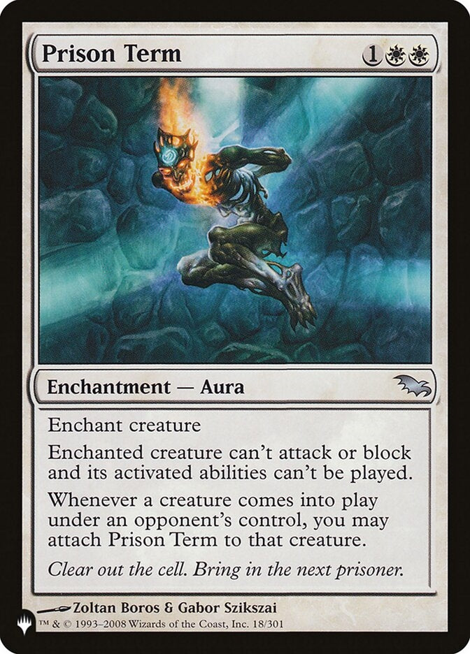 Prison Term (SHM-U-LIST)