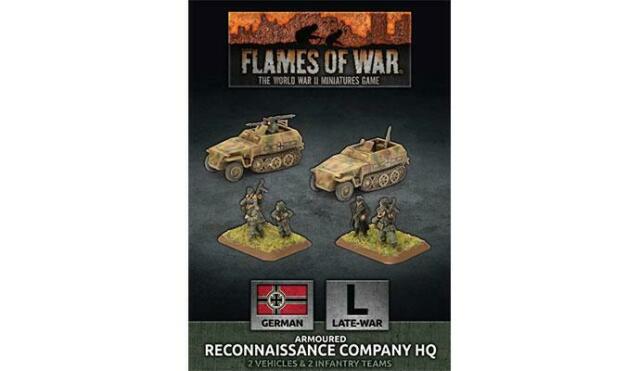 Flames of War: WWII: German (GE761) - Company HQ (FJ) (Early / Mid)