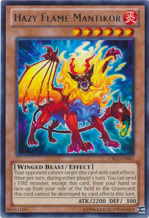 Hazy Flame Mantikor (CBLZ-EN082) Rare - Near Mint Unlimited