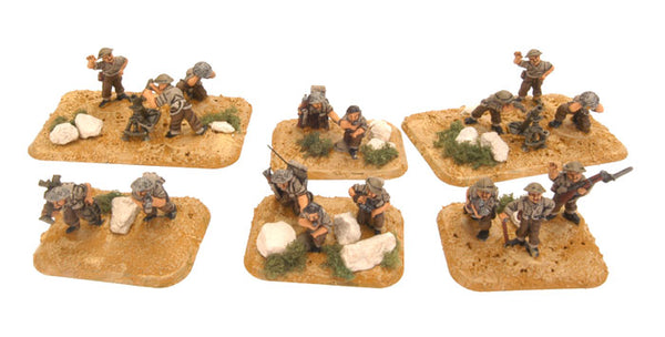Flames of War: WWII: British (BR762) - Rifle Platoon, Italy, with 3 squads (Mid / Late)