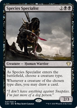Species Specialist (C20-R)
