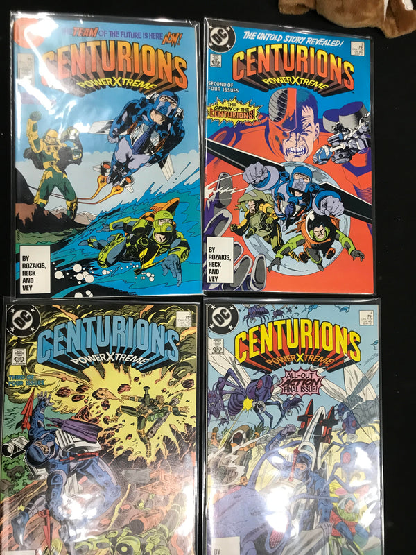 Centurions (1987) #1-4 Comic Bundle (Complete Series)