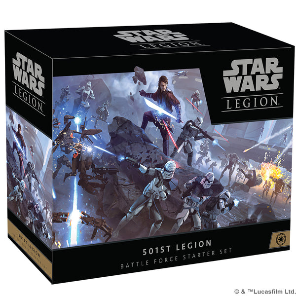 Star Wars: Legion (SWL123EN) - Galactic Republic: Battle Force Starter Set - 501st Legion