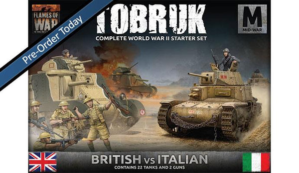 Flames of War: WWII: Starter Set (FWBX12) - Tobruk: Italian vs British (MID)