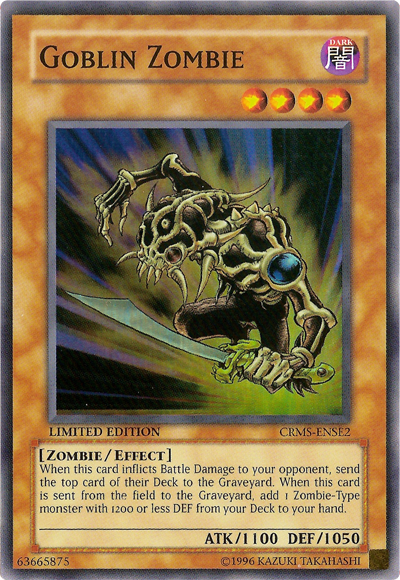 Goblin Zombie (CRMS-ENSE2) Limited Super Rare - Near Mint