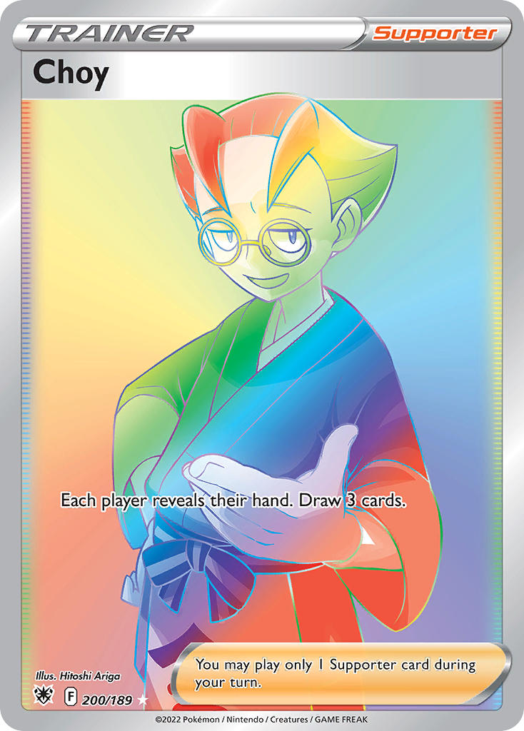 Choy - 200/189 (SWSH10) Secret Rare - Near Mint Holofoil