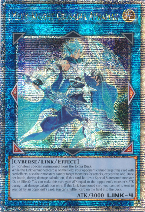 Mekk-Knight Crusadia Avramax (RA01-EN044) Quarter Century Secret Rare - Near Mint 1st Edition