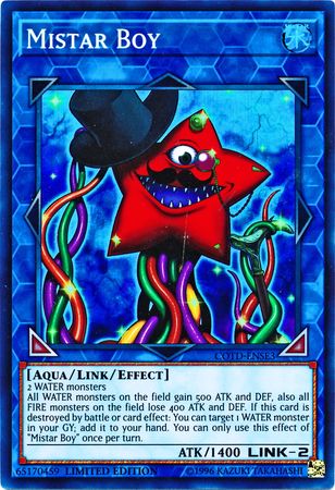 Mistar Boy (COTD-ENSE3) Near Mint Limited - Super Rare