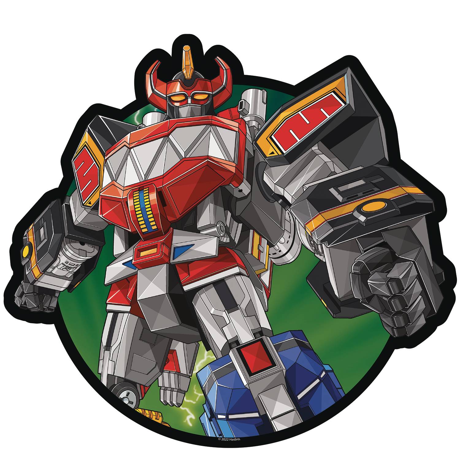 POWER RANGERS MEGAZORD DIE CUT MOUSE PAD