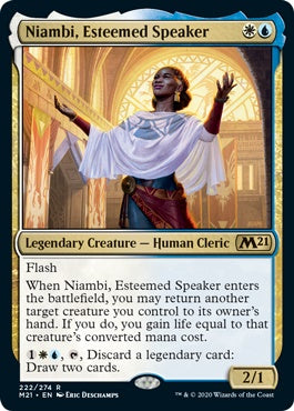 Niambi, Esteemed Speaker (M21-R)