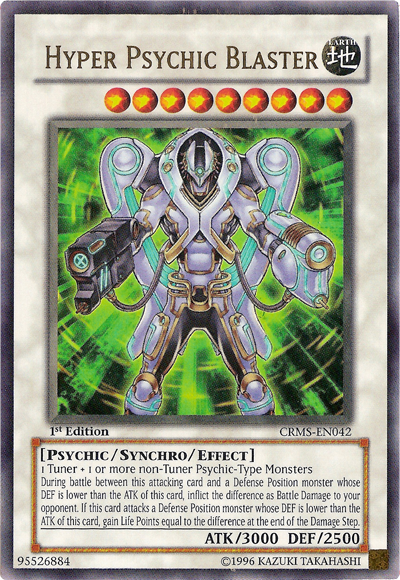 Hyper Psychic Blaster (CRMS-EN042) Ultra Rare - Near Mint 1st Edition