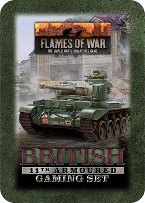 Flames of War: WWII: British (TD048) - 11th Airborne Tin Gaming Set