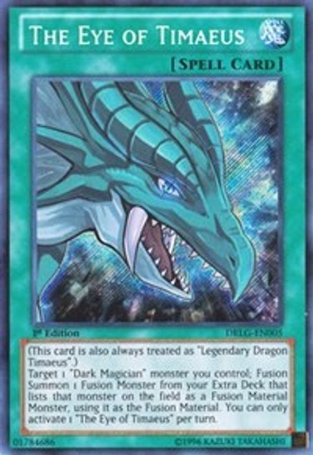 The Eye of Timaeus (DRLG-EN005) Secret Rare