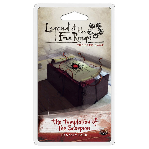 Legend of the Five Rings LCG: (L5C39) Temptations Cycle - The Temptation of the Scorpion Dynasty Pack
