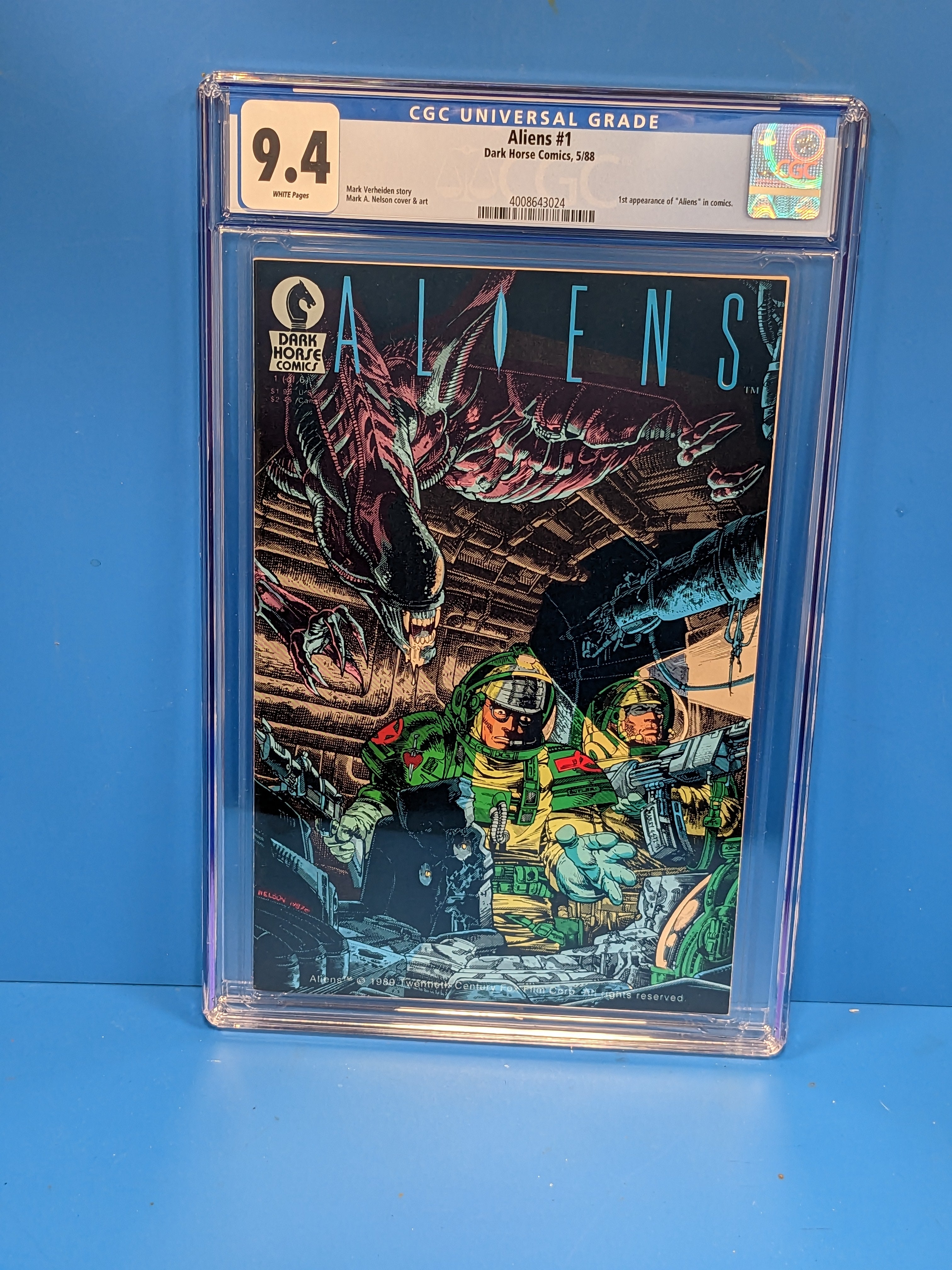 Aliens (1988 Series) #1 (CGC 9.4) 1st Appearance of Aliens
