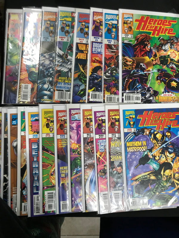 Heroes for Hire #1-19 Comic Bundle